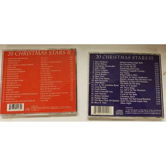 CD "40 Stars -2 CD Holiday Collection" Bing Crosby Dionne Warwick Willie Nelson - Picture 5 of 5